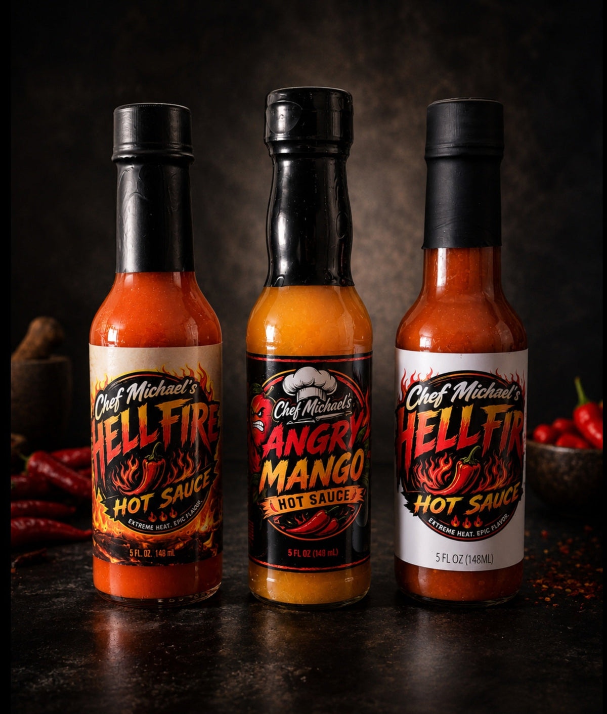 Chef Michael's Hot Sauces: Where Incredible Flavor Meets Unforgettable Heat
