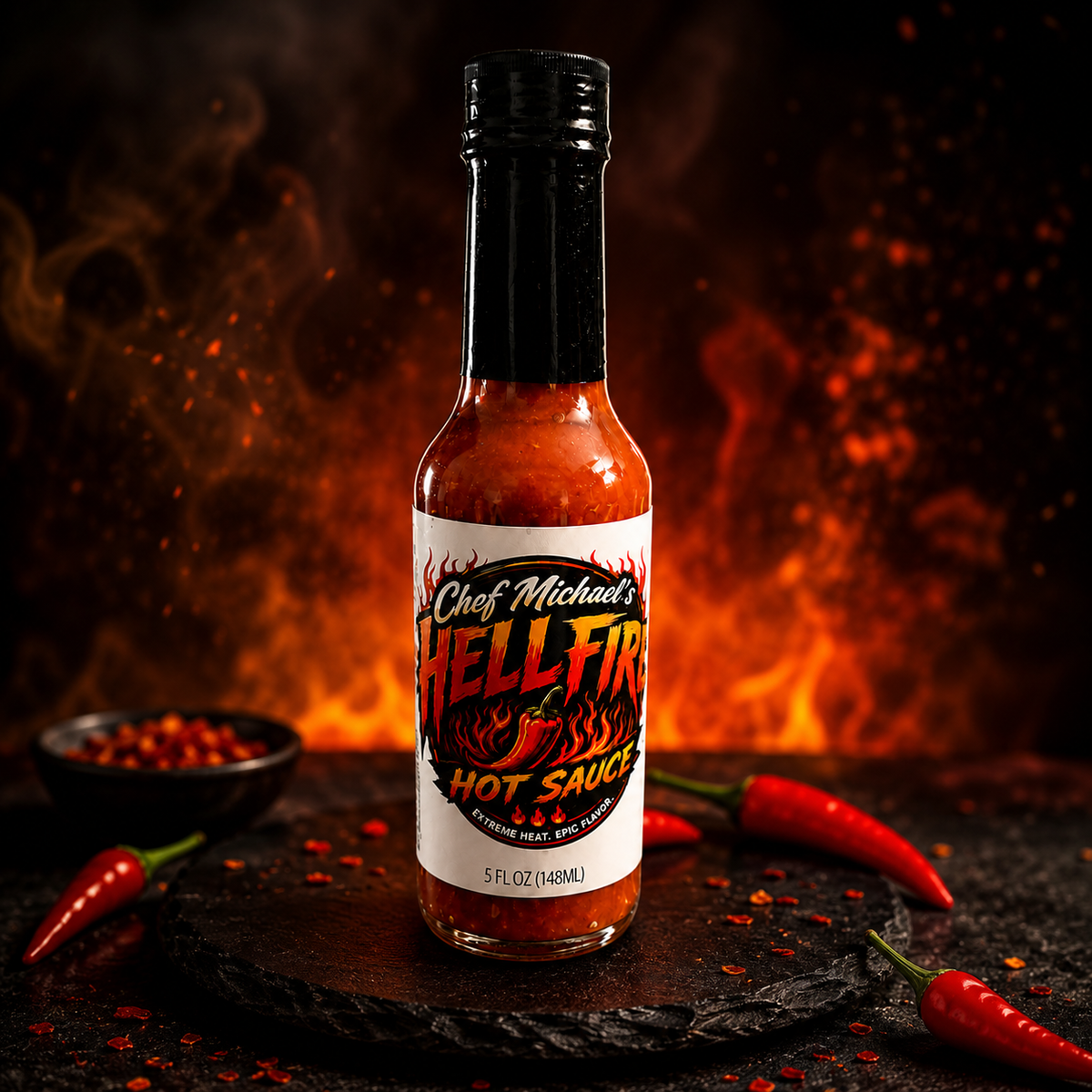 Why Chef Michael's Hell-Fire Hot Sauce Is the Best Hot Sauce on the Market