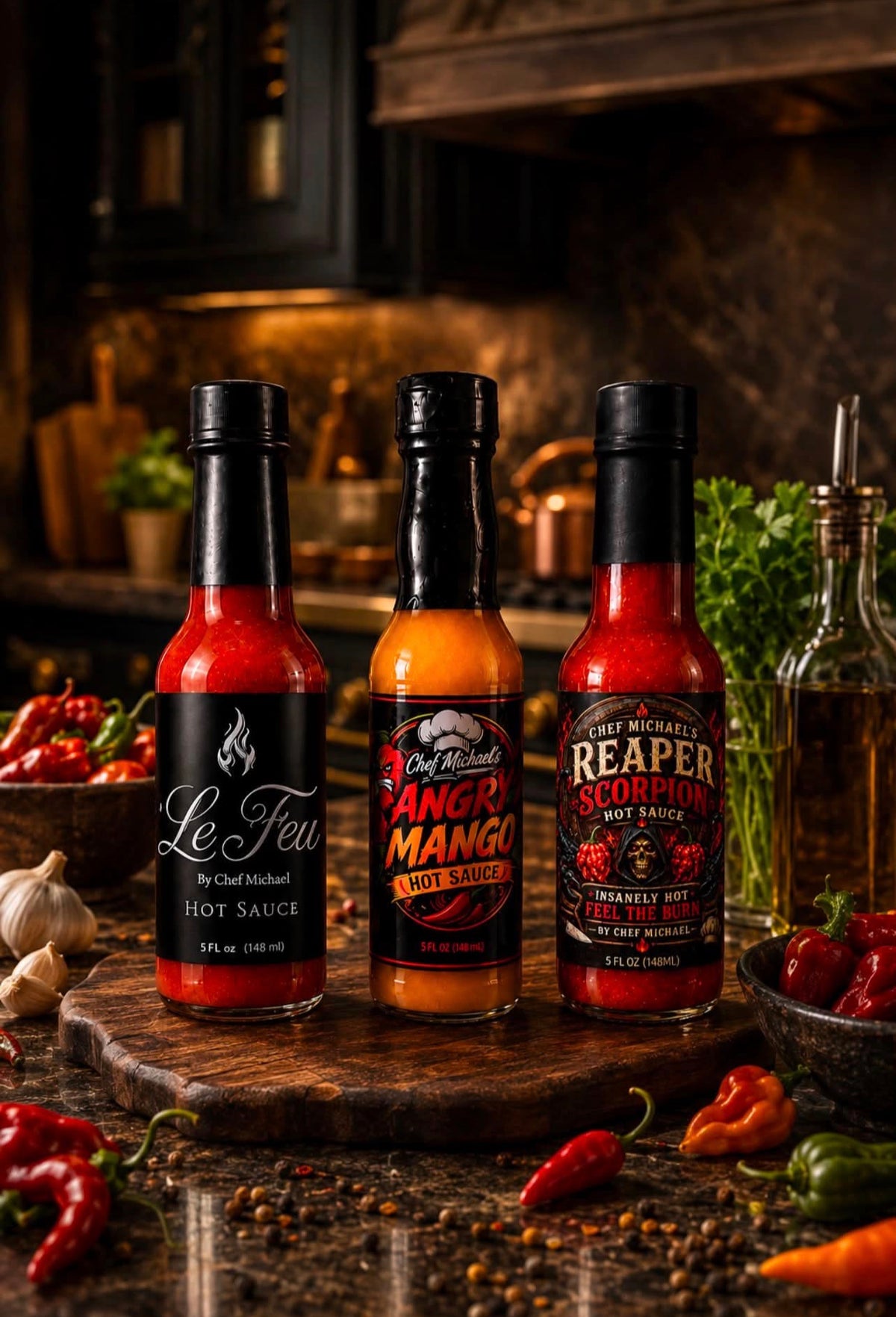 The Trinity Hot Sauce 3 Pack