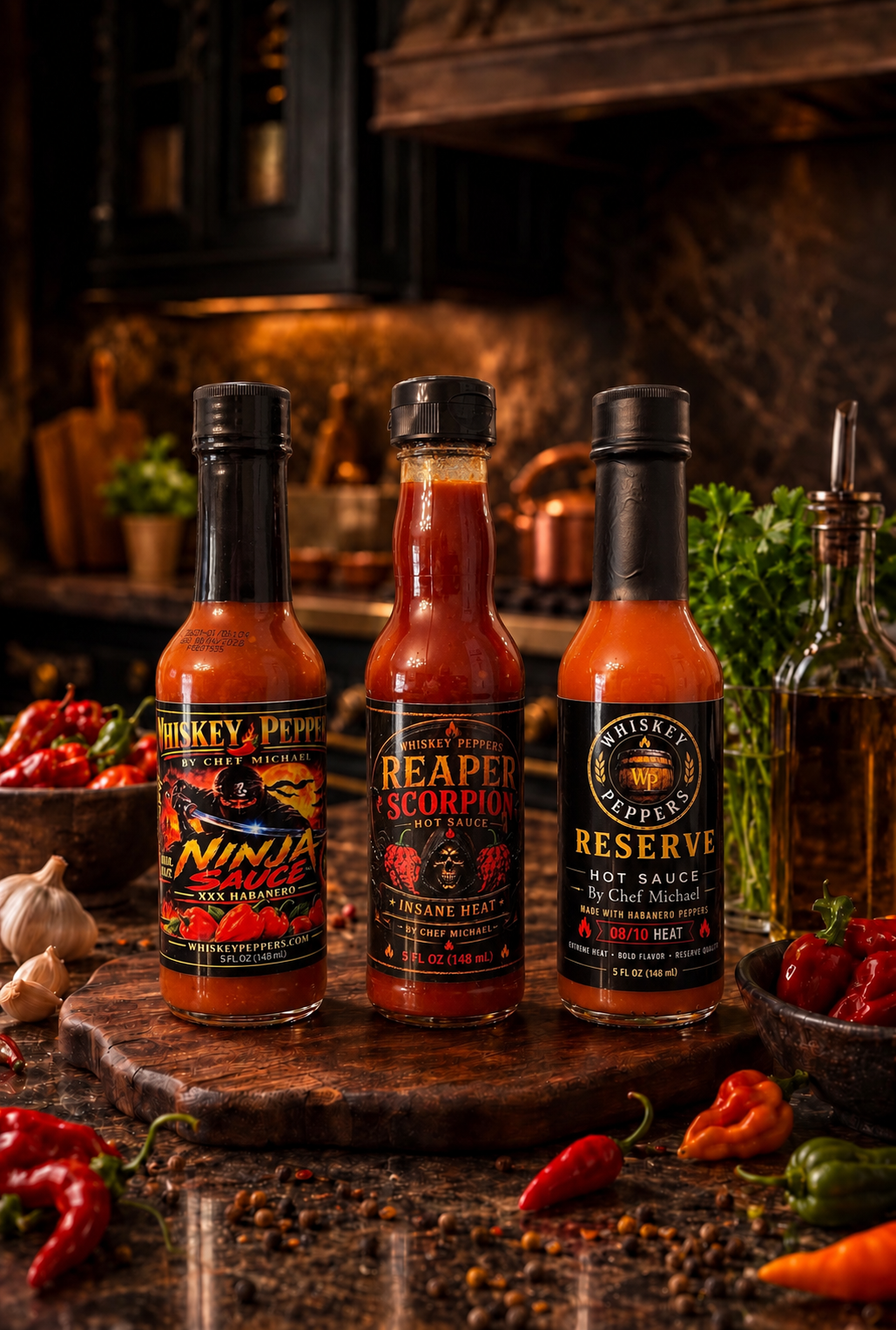 The Trinity Hot Sauce 3 Pack