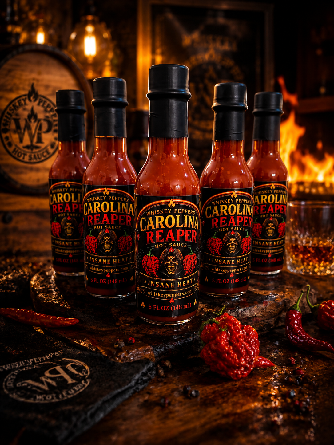 Carolina Reaper, Hot Sauce, Extreme Heat  27/10